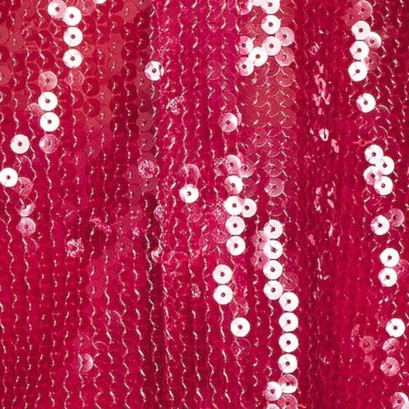 More To Come Wyatt Button Down Top in Hot Pink sequin blouse shirt Revolve - Picture 5 of 8